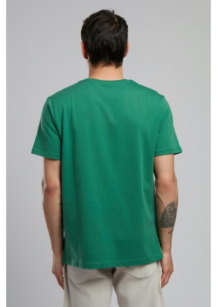 Codrin Erkek O Yaka T-Shirt Yeşil modelleri