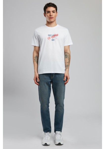 Orsino Erkek O Yaka T-Shirt Beyaz
