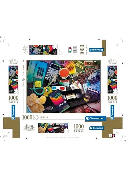 - 1000 Parça Hq Collection Yetişkin Puzzle - 80S Nostalgia