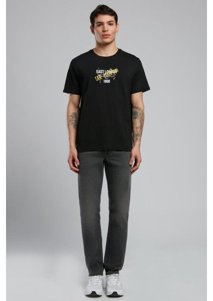 Orsino Erkek O Yaka T-Shirt Siyah