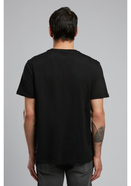 Orsino Erkek O Yaka T-Shirt Siyah modelleri