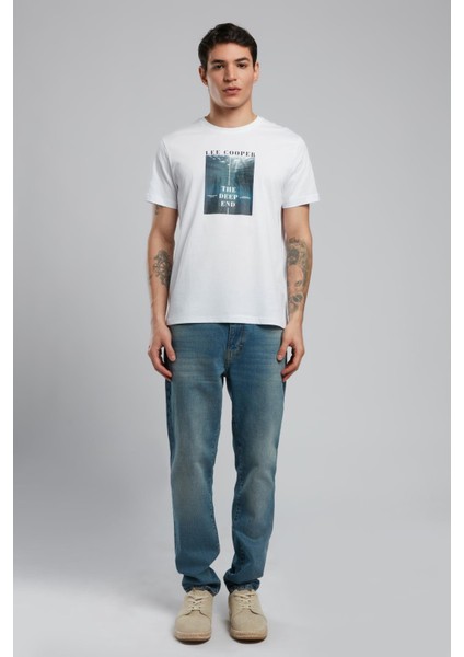Tino Erkek O Yaka T-Shirt Beyaz
