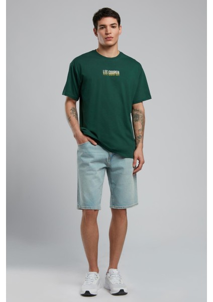 Andrea Erkek O Yaka T-Shirt Zümrüt