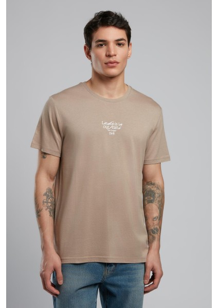 Paola Erkek O Yaka T-Shirt Vizon