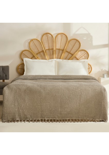 Mady %100 Cotton Waffle Çift Kişilik Tek Pike Taş