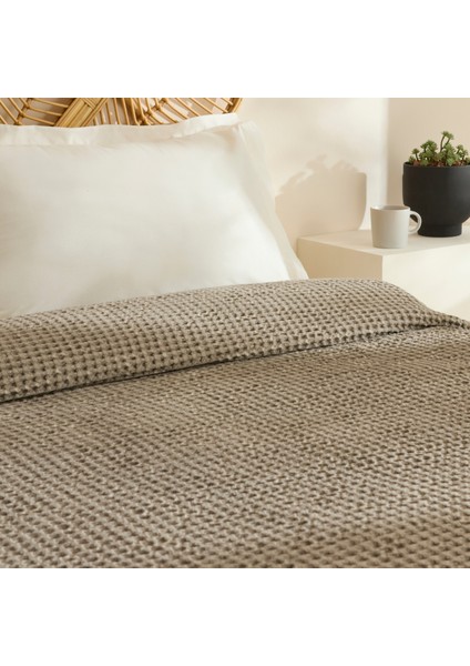 Mady %100 Cotton Waffle Çift Kişilik Tek Pike Taş fırsatları