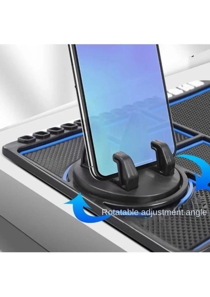 2 Adet Torpido Üstü Numaratörlü Telefon Tutucu Kaydırmaz Mat