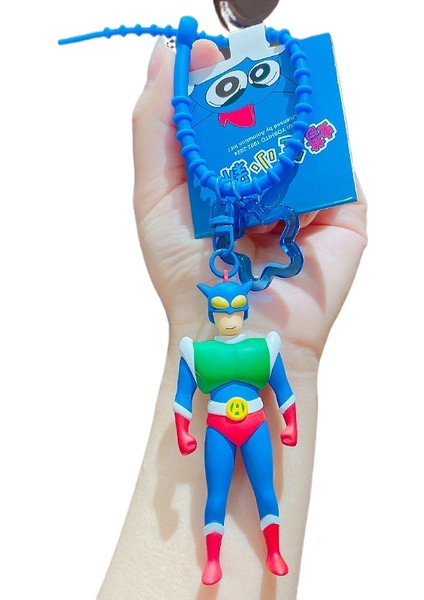 Karikatür Pastel Boya Küçük Yeni Süpermen Araba Anahtarlık Çekicilik Sevimli Bebek Çekicilik Anahtarlık (Yurt Dışından)