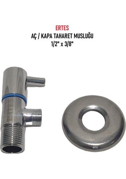 (2'li Paket) 1/2 x 3/8" Aç / Kapa Taharet Musluğu - Intermediate Bidet Faucet
