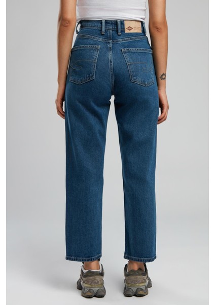 Clara Kadın Jean Pantolon Posey Blue Mid modelleri
