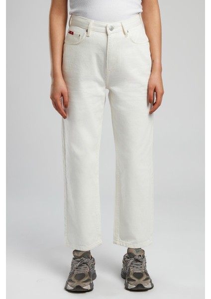 Clara Kadın Jean Pantolon White Jean