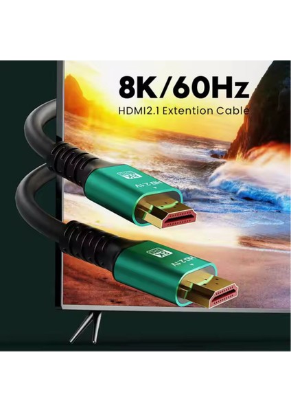 FXN-H3M Yüksek Hızlı Pvc 4K 8k HDMI 2.1 120Hz Tv Hdtv Uyumlu HDMI Kablo-3m fırsatları