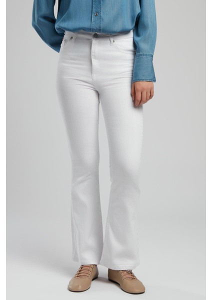 Luna Kadın Jean Pantolon Beyaz Kidman White fiyatları