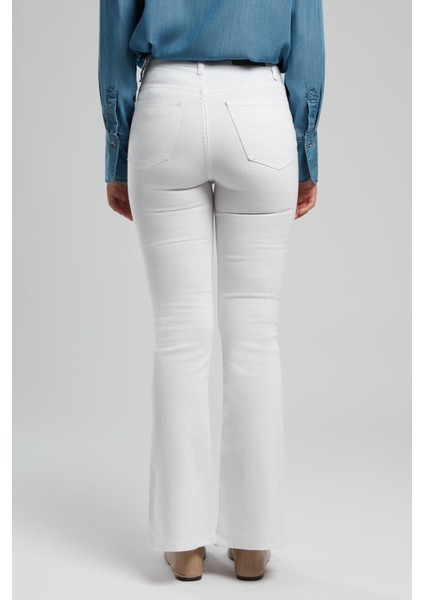Luna Kadın Jean Pantolon Beyaz Kidman White modelleri