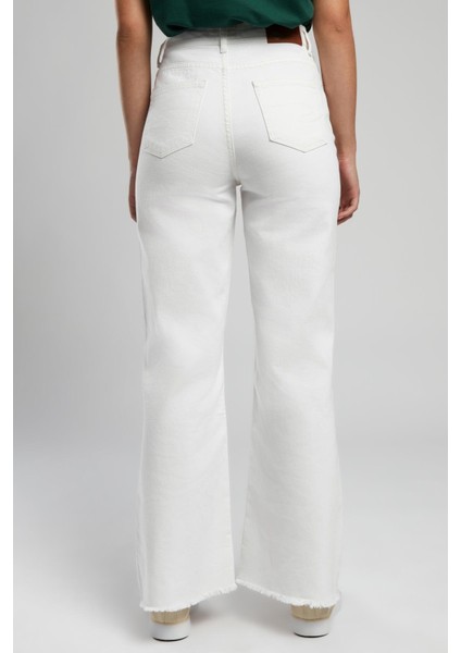 Sandy Kadın Jean Pantolon White Jean fırsatları