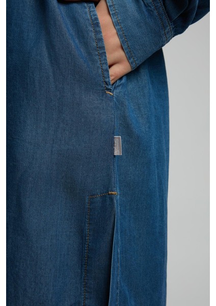 Amara Kadın Jean Elbise Denim
