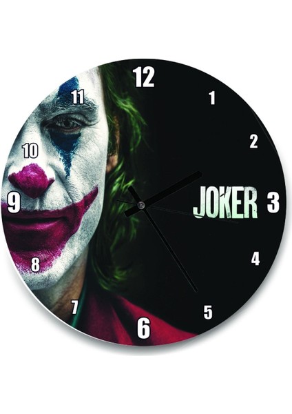 Joker Profil Duvar Saati (Çap 30X30 Cm)