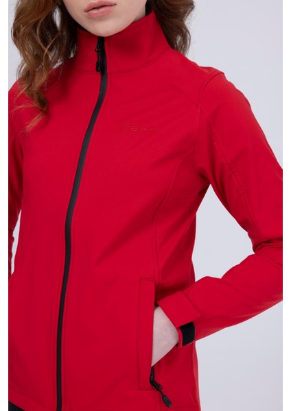 Bianca Ince Softshell Kadın Ceket Kırmızı