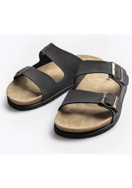 Çift Bantlı Antrasit Sandalet fırsatları