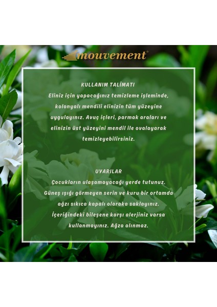 Gardenya Kokulu 160'lı Kolonyalı Mendil: Zarif Temizlik fırsatları