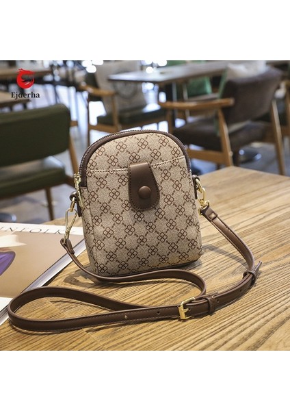 Kore Mini Dikey Telefon Çantası, Küçük Kare Çantası, Tek Omuz Çantası Küçük Çantası, Kadınların Çantası (Yurt Dışından)