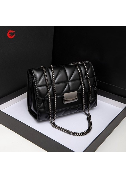 Hong Kong Stili Retro Kadınların Karşılaştırma Çantası 2022 Stylish Zincir Küçük Moda Elması Ağı Omuz Çantası (Yurt Dışından)