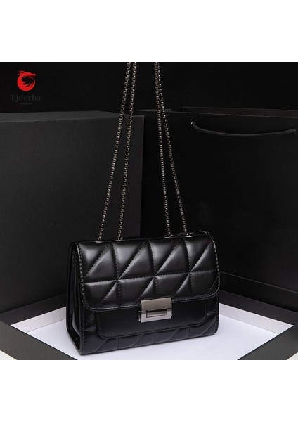 Hong Kong Stili Retro Kadınların Karşılaştırma Çantası 2022 Stylish Zincir Küçük Moda Elması Ağı Omuz Çantası (Yurt Dışından)