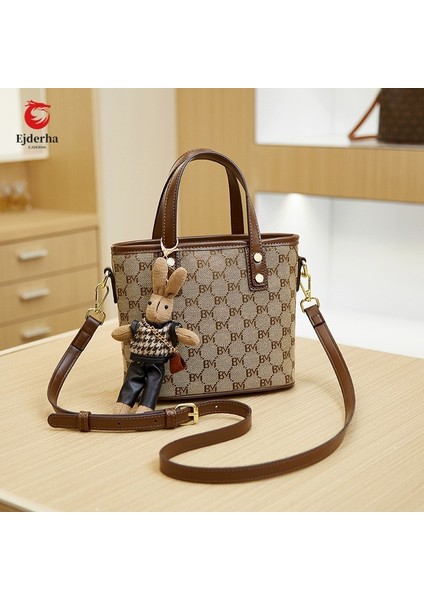 Moda Yazılmış Kova Çantası, Kore Versiyonu, En Az Kadınların Çantası, Sebze Kutusu, El Çantası, Omuz Çantası, Karışık Vücut Çantası (Yurt Dışından)