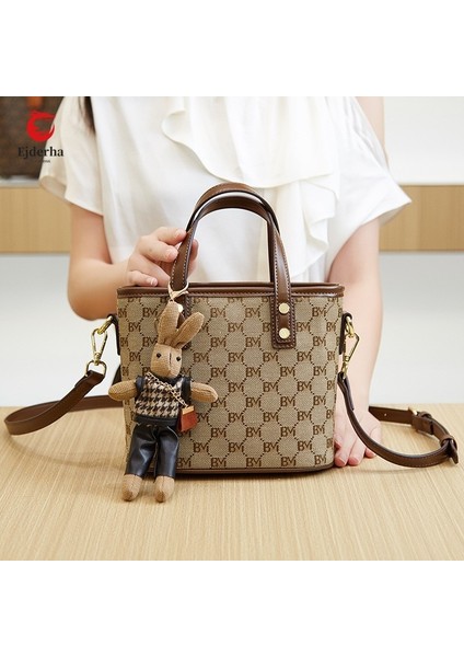 Moda Yazılmış Kova Çantası, Kore Versiyonu, En Az Kadınların Çantası, Sebze Kutusu, El Çantası, Omuz Çantası, Karışık Vücut Çantası (Yurt Dışından)