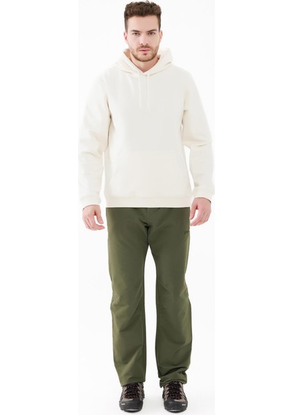 Oliver Erkek Kapüşonlu Sıfır Yaka Sweatshirt Beyaz