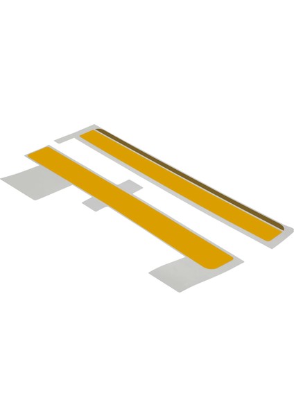 Vespa Gts Racing Sixties Top Case Sticker *sarı* / Pıaggıo