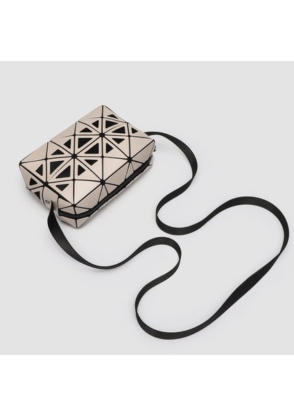 Japon Mini Kare Kutusu, Geometrik, Moda Bir Omuz Çantası (Yurt Dışından)