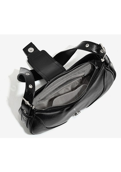 Sadece Yüksek Boyutlu Texture Crossbody Çantası. (Yurt Dışından)