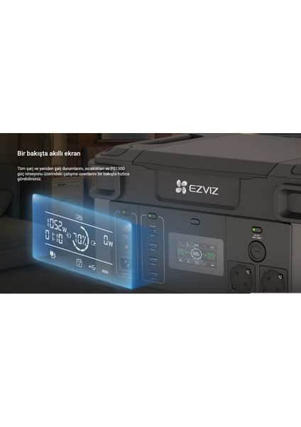 Ezvız PS1300 Taşınabilir Güç Istasyonu
