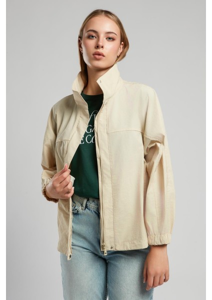 Linette Kadın Yağmurluk Ekru fiyatları