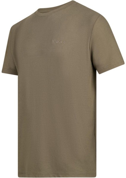 Kalei Sıfır Yaka T-Shirt Toprak