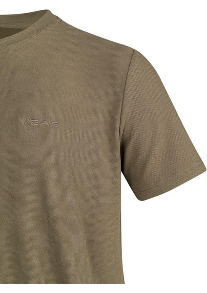 Kalei Sıfır Yaka T-Shirt Toprak