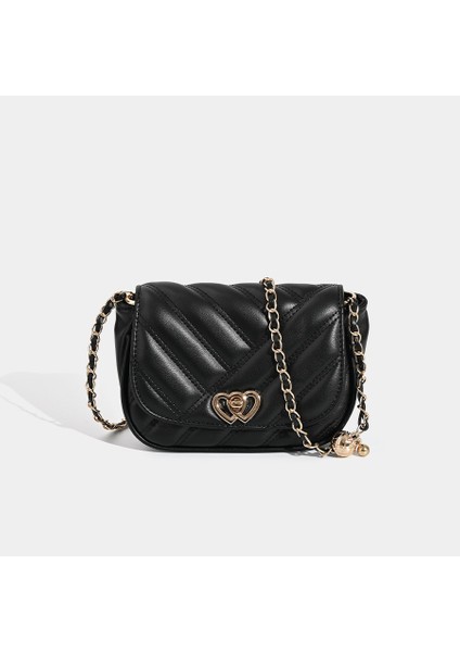 Retro Moda Embroidery Thread Light Luxury Basit Moda Chain Shoulder Bag (Yurt Dışından)
