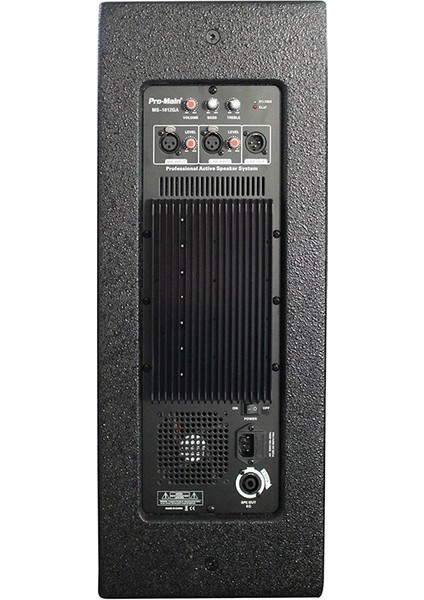 500 Watt 30 cm Aktif Ahşap Kabin Hoparlör MS-1012GA