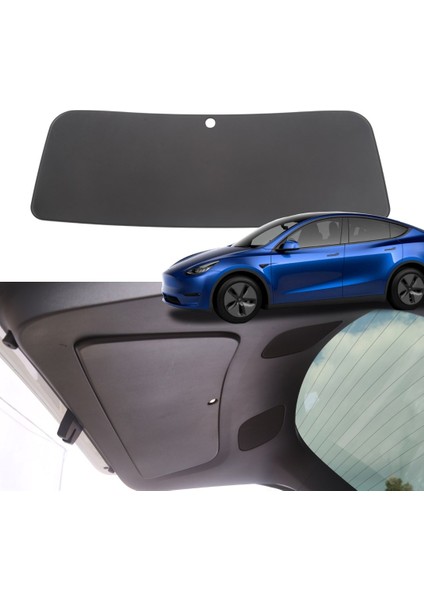 Tesla Model Y Arka Bagaj Kapağı Iç Koruyucu Bakaliti, Siyah Renk
