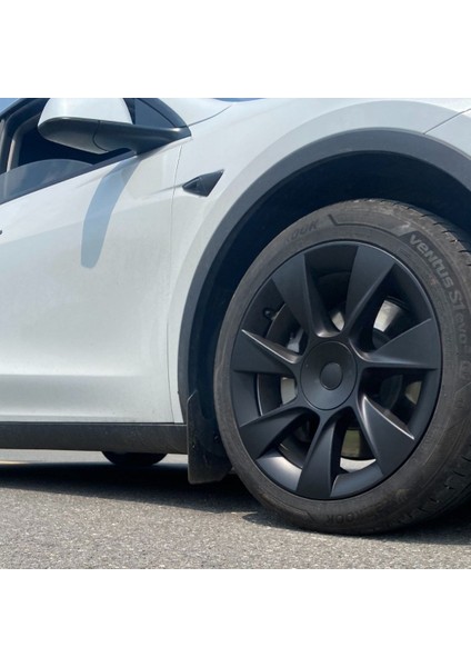 Tesla Model Y Arceo Jant Kapağı Seti 19 Inç, Mat Siyah Renk (4 Adet Set Olarak Satılmaktadır.)
