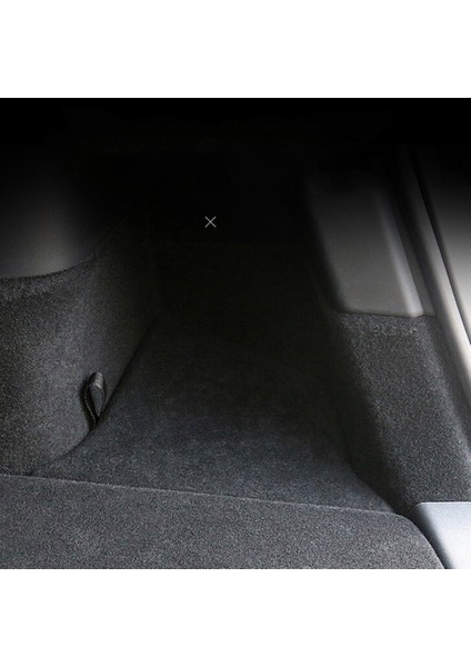 Tesla Model Y Arka Bagaj Sağ ve Sol Kapaklı Saklama Kapları, 2 Adet Set Olarak, Siyah Renk Seçeneği Ile
