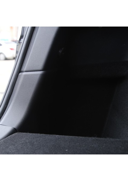 Tesla Model Y Arka Bagaj Içi Köşelerinin Sağ ve Sol Koruyucu Bakaliti, 2 Adet Set Olarak, Mat Siyah Renk fırsatları