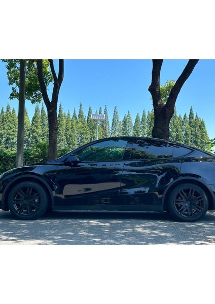 Tesla Model Y Brıght Jant Kapağı Seti 19 Inç, Mat Siyah Renk (4 Adet Set Olarak Satılmaktadır.)