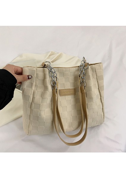 New Style Trendy Large Capacity Shoulder Bag For Women, Fashionable And Versatile Casual Hand-Held Commuter Bag (Yurt Dışından)
