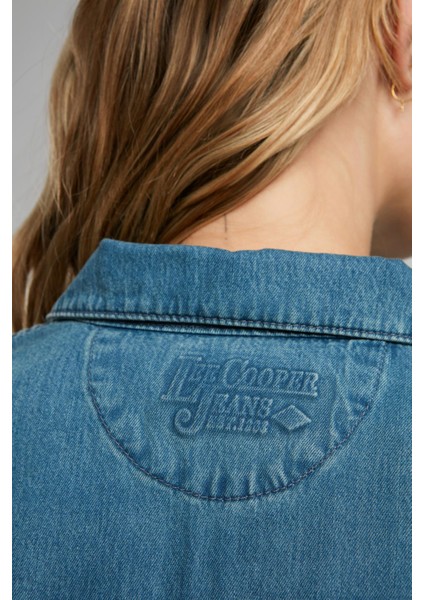 Donde Kadın Jean Ceket Denim