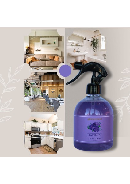 500 ml Lavanta Esintili Oda Spreyi ile Huzur Dolu Alanlar