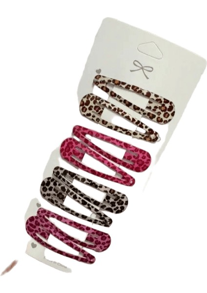 8pcs Leopar Baskı Saç Klipleri Kadınlar Için Kızlar Geometrik Sevimli Yıldız Bb Klipler Patlamalar Saç Tokaları Y2K Klipler Headdress Saç Aksesuarları Renk: 02 (Yurt Dışından)