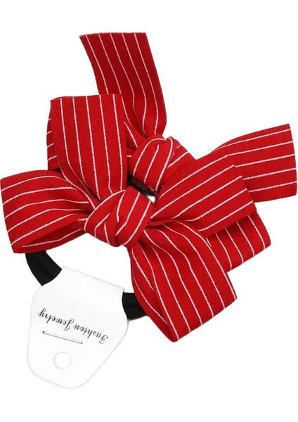 2pcs Bıy Bıyk Bıyl Müdahale Başka Kreya Kazanış Bant Elastik Saç Kırmızı Knot Aşk Dalga Spot Saç Saç Aksesuarları Renk: 5 (Yurt Dışından)