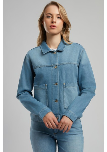 Linda Kadın Jean Ceket Denim
